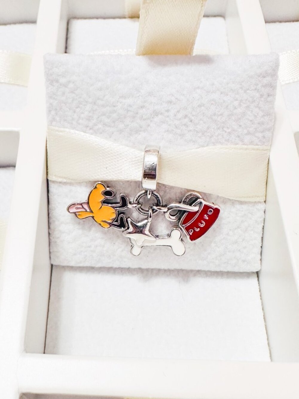 925 Sterling Silver Pluto Icons Dangle Charm Fits Pandora Charm Bracelets